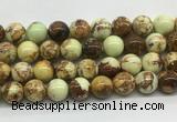 LEBS04 15 inches 10mm round lemon turquoise beads wholesale