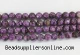 LPBS08 15 inches 10mm round purple Lepidolite beads wholesale