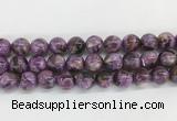 LPBS09 15 inches 12mm round purple Lepidolite beads wholesale