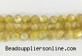 LPBS15 15 inches 12mm round yellow Lepidolite beads wholesale