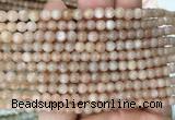 MSBS15 15 inches 4mm round moonstone gemstone beads wholesale