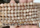 MSBS16 15 inches 6mm round moonstone gemstone beads wholesale