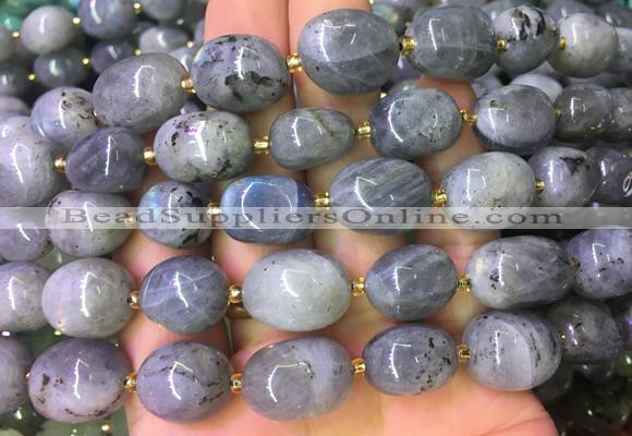 NGBS09 15 inches 8*12 - 10*14mm nuggets labradorite gemstone beads