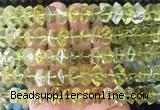 NGBS117 15 inches 8*12mm - 10*14mm faceted nuggets lemon quartz beads