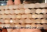 NGBS141 15 inches 9*11mm faceted nuggets pink aventurine gemstone beads