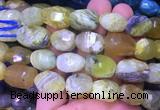 NGBS39 15 inches 12*16 - 13*18mm faceted nuggets yellow opal beads