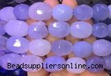 NGBS49 15 inches 12*16 - 13*18mm faceted nuggets blue chalcedony beads