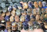 NGBS65 15 inches 13*18mm - 15*20mm faceted freeform charoite beads