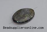 NGC1887 30*40mm - 30*45mm oval agate gemstone connectors