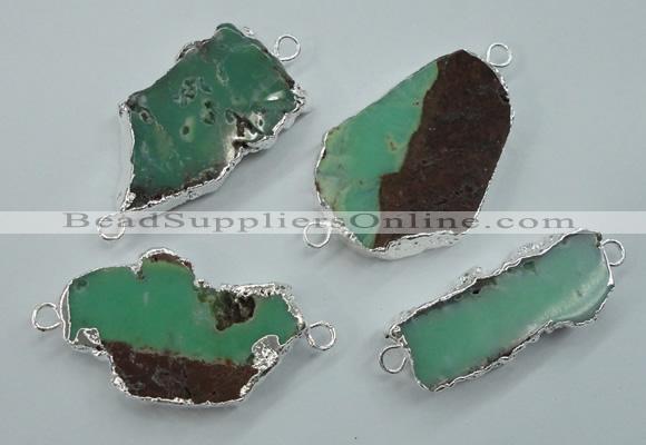 NGC38 25*35mm - 35*45mm freeform australia chrysoprase connectors