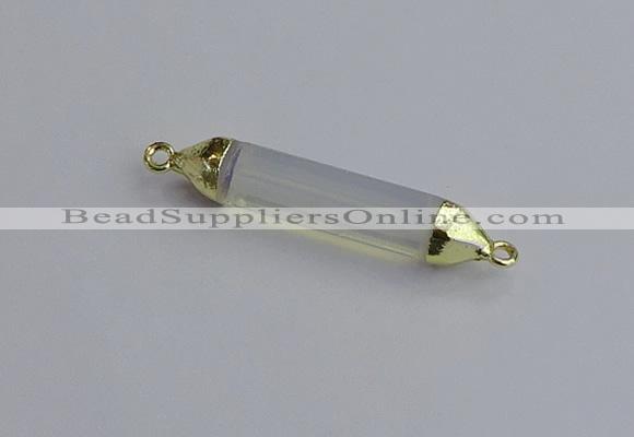 NGC5948 8*40mm tube opal connectors wholesale