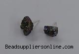 NGE306 5*8mm - 7*10mm nuggets druzy agate gemstone rings