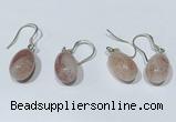 NGE413 10*14mm teardrop moonstone earrings wholesale