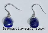 NGE426 10*10mm teardrop lapis lazuli earrings wholesale