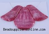 NGP112 Dyed rhodochrosite gemstone pendants set jewelry wholesale