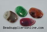 NGP1170 35*50mm - 45*70mm freeform agate gemstone pendants wholesale