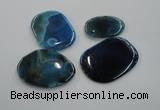 NGP1172 35*50mm - 45*65mm freeform agate gemstone pendants wholesale