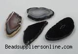 NGP1193 40*60mm - 50*70mm freeform agate gemstone pendants wholesale