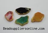 NGP1201 30*40mm - 40*55mm freeform agate gemstone pendants wholesale