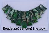 NGP123 Dyed imperial jasper gemstone pendants set jewelry wholesale