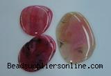 NGP1238 45*50mm - 60*80mm freeform agate gemstone pendants wholesale