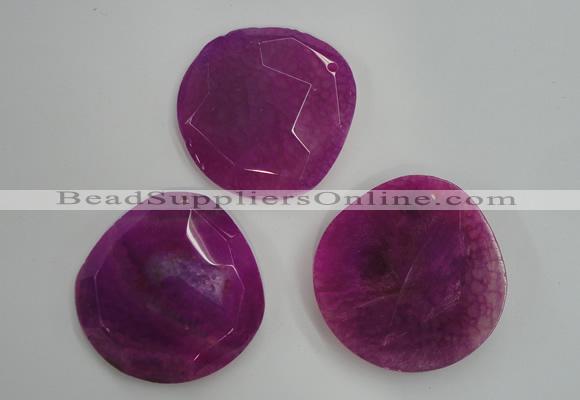 NGP1243 40*50mm - 45*55mm freeform agate gemstone pendants wholesale