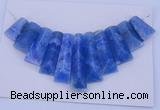 NGP125 Dyed blue lace agate gemstone pendants set jewelry wholesale