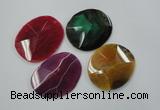 NGP1251 40*50mm - 55*60mm freeform agate gemstone pendants wholesale