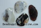 NGP1255 45*55mm - 55*65mm freeform agate gemstone pendants wholesale