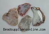 NGP1270 40*50mm - 60*80mm freeform agate gemstone pendants wholesale