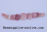 NGP130 Fashion pink opal gemstone pendants set jewelry wholesale