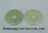 NGP1378 7*50mm - 8*55mm donut flower jade gemstone pendants