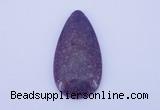 NGP143 2pcs 30*60mm teardrop kunzite gemstone pendants