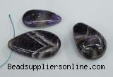 NGP1460 22*38mm - 30*50mm freeform amethyst gemstone pendants