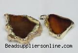 NGP1472 30*40mm - 40*50mm freeform agate gemstone pendants