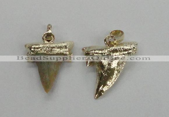 NGP1578 20*22mm - 20*25mm shark teeth pendants wholesale