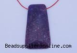 NGP158 2pcs 28*55mm trapezoid kunzite gemstone pendants