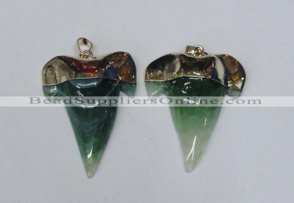 NGP1591 32*42mm - 35*45mm agate gemstone pendants