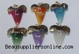 NGP1592 32*42mm - 35*45mm agate gemstone pendants