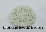 NGP1601 65*68mm Carved natural hetian jade pendants wholesale