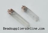 NGP1980 8*45mm - 10*60mm stick white crystal pendants wholesale