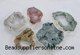 NGP2106 40*50mm - 55*65mm freeform druzy agate gemstone pendants