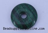 NGP215 5*25mm fashion dyed malachite gemstone donut pendant