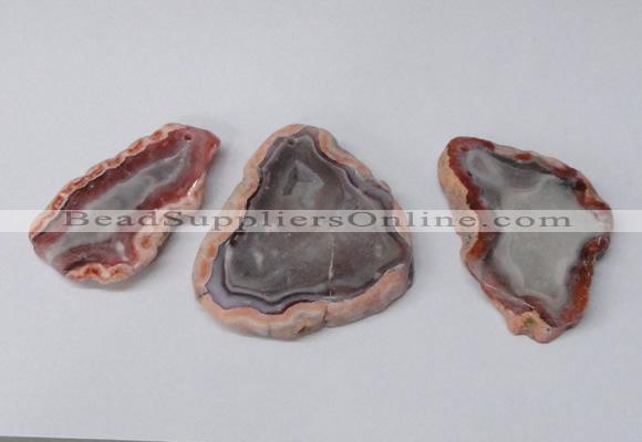 NGP2314 30*45mm - 50*60mm freeform agate gemstone pendants