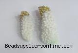 NGP2398 15*40mm - 20*60mm freefrom natural coral pendants