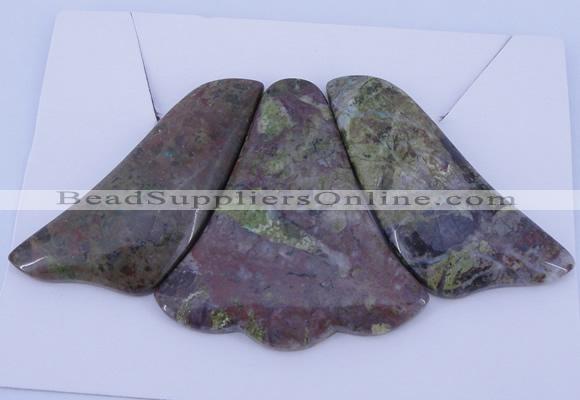 NGP24 Green rain forest stone pendants set jewelry wholesale