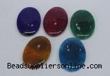 NGP2751 35*50mm oval agate gemstone pendants wholesale