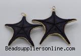 NGP2763 50*55mm - 75*85mm starfish pendants wholesale