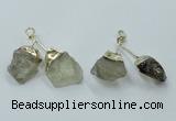 NGP2806 18*25mm - 20*25mm nuggets lemon quartz pendants wholesale