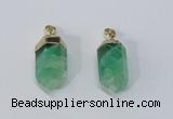 NGP3024 12*30mm – 15*40mm sticks fluorite gemstone pendants